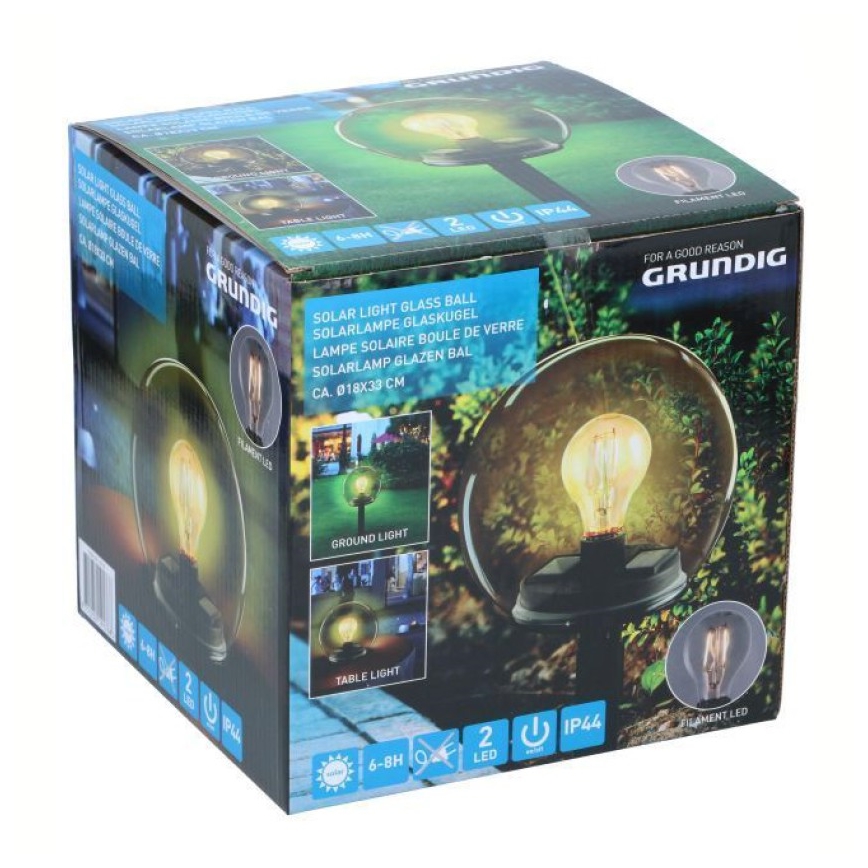 Grundig - LED Solárne svietidlo LED/3,7V IP44