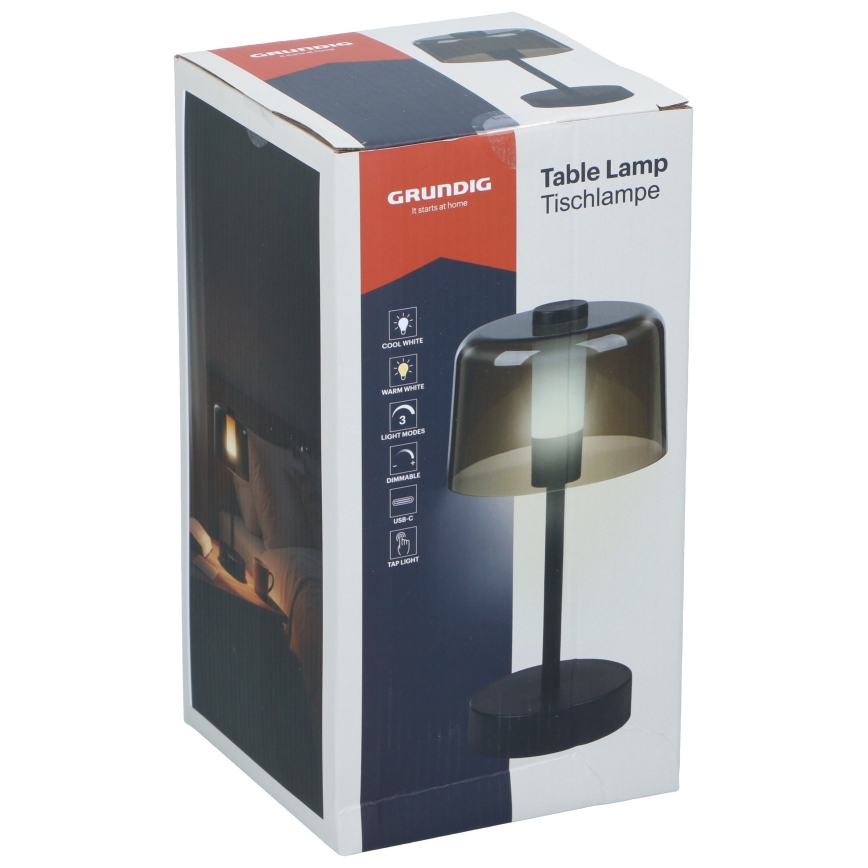 Grundig - LED Stmievateľná dotyková stolná lampa LED/5V 800 mAh