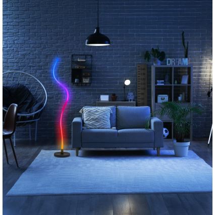 Grundig - LED RGB Stmievateľná stojacia lampa LED/5W/5V + diaľkové ovládanie