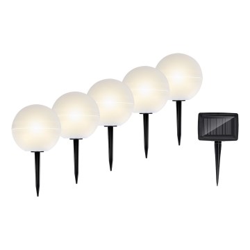 Grundig - SADA 5x LED RGBW  Solárne svietidlo LED/3,2V IP44
