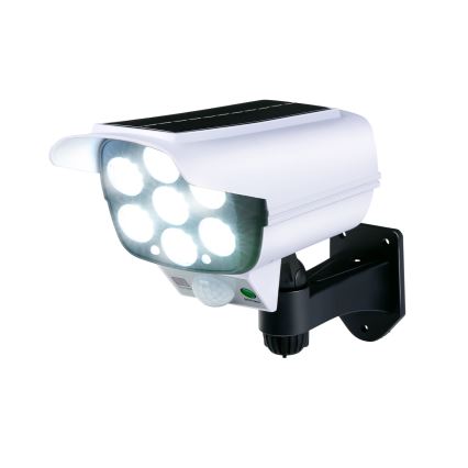 Grundig - LED solárna maketa bezpečnostnej kamery so senzorom LED/1,2V 800 mAh + diaľkové ovládanie