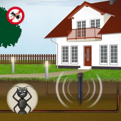 Grundig - Solárny odpudzovač mravcov 1,2V Ni-Mh, 600mAh