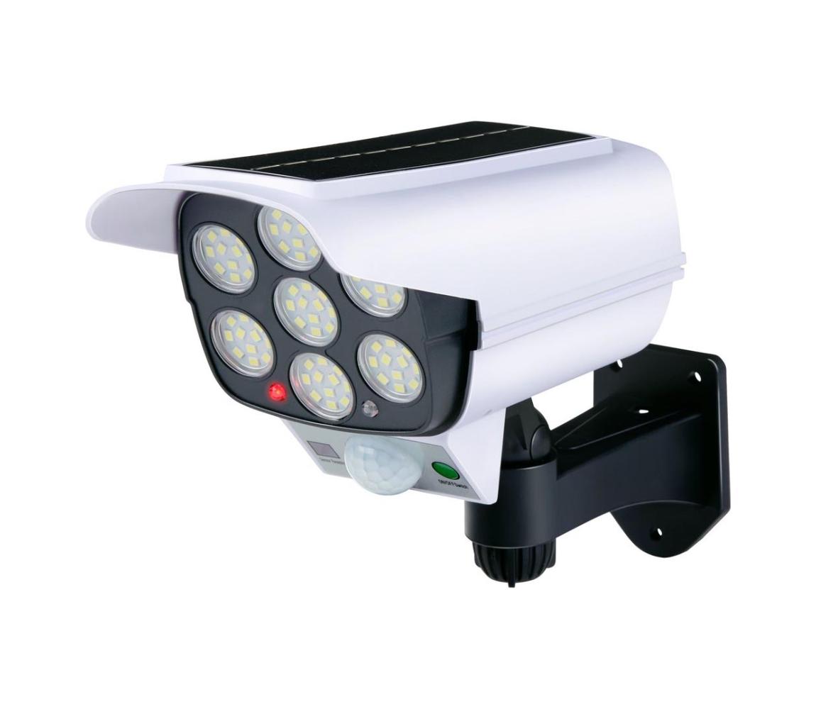 Grundig – solárna LED napodobenina bezpečnostnej kamery s LED snímačom (1,2 V) + diaľkové ovládanie 8711252305127