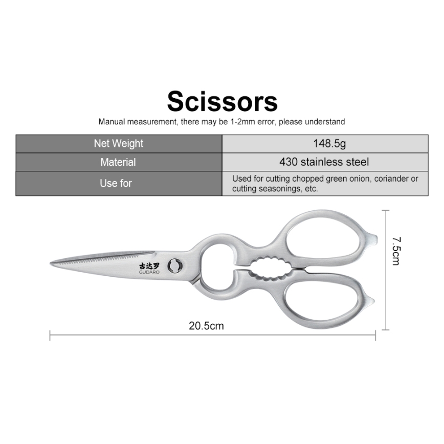 Gudaro - 7-dielna sada kuchynských nožov KENSHO v bloku z akácie