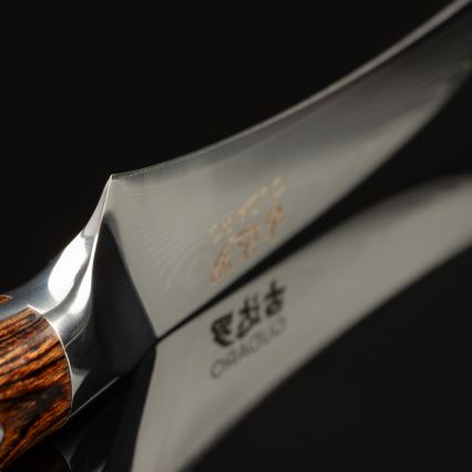 Gudaro - Damaskový kuchynský nôž na ovocie FENG 3,5, 67 vrstiev ocele, dĺžka 9,5 cm