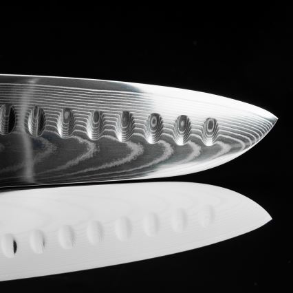 Gudaro - Damaškový Santoku kuchynský nôž FENG 7,5, 67 vrstiev ocele, dĺžka 18 cm