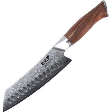 Gudaro - Damaškový Santoku kuchynský nôž TAKUMI 7
