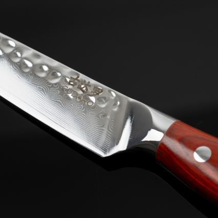 Gudaro - Damaškový univerzálny kuchynský nôž MIYABI 5, 67 vrstiev ocele, dĺžka 12,5 cm