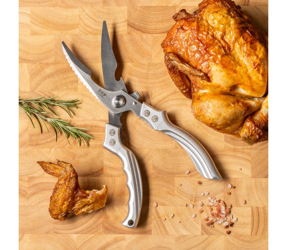 Gudaro - Nožnice na hydinu NOBURU 24,5 cm strieborné GD-CUT-10