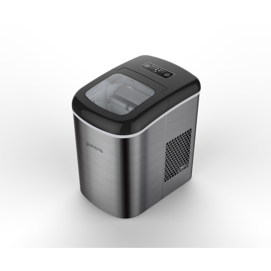Guzzanti GZ125 - Výrobník ľadu 140W/230V nerez/čierna