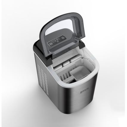 Guzzanti GZ125 - Výrobník ľadu 140W/230V nerez/čierna