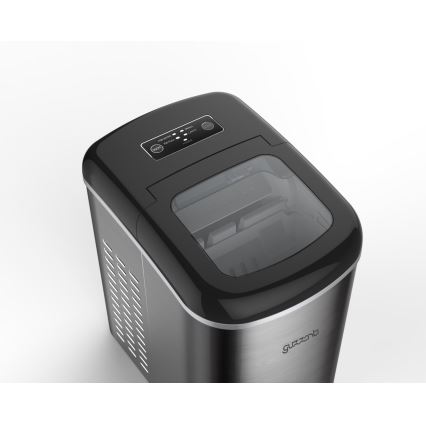 Guzzanti GZ125 - Výrobník ľadu 140W/230V nerez/čierna