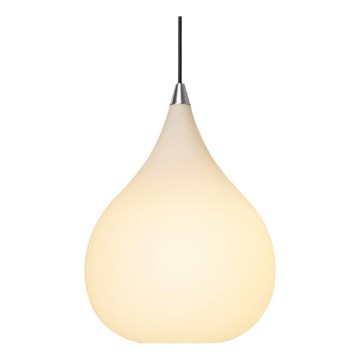 Halo Design 407931 - Luster na lanku DROPS 1xE27/40W/230V pr. 30 cm biela/matný chróm
