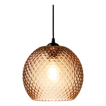 Halo Design 718368 - Závesné svietidlo na lanku NOBB 1xE27/40W/230V pr. 22 cm dymovo-hnedé