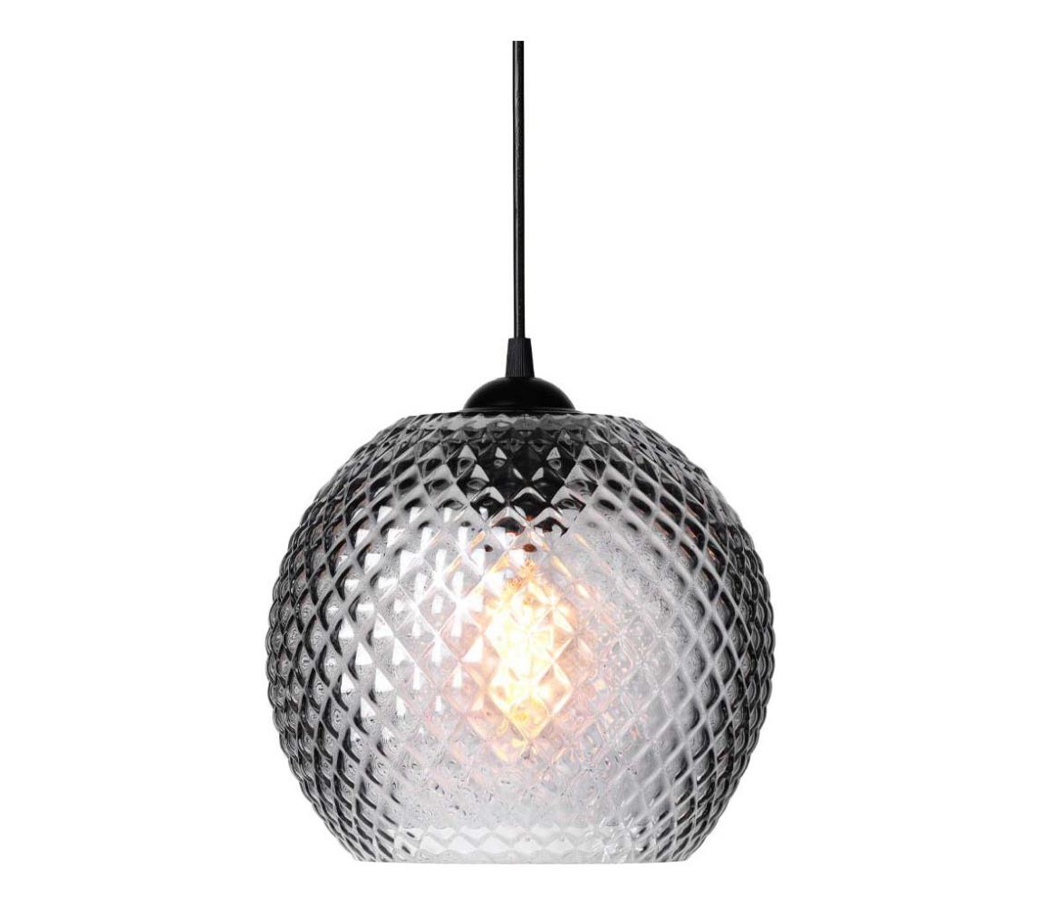 Halo Design 718443 - Závesný luster na lanku NOBB 1xE27/40W/230V priemer 22 cm dymovo-sivý 718443