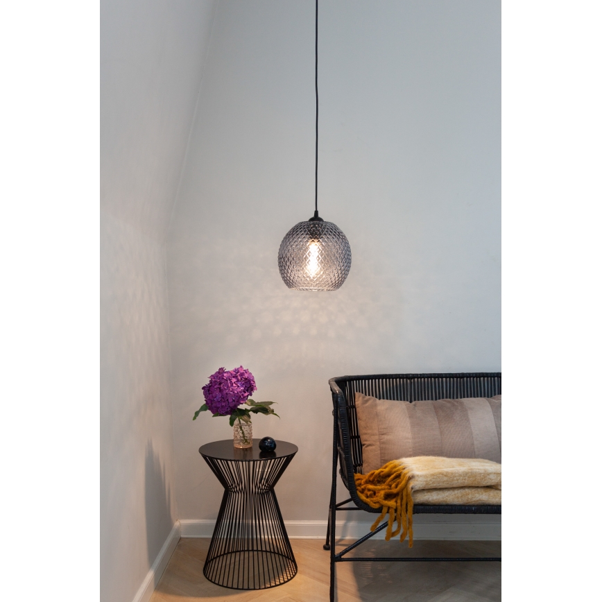 Halo Design 718443 - Závesný luster na lanku NOBB 1xE27/40W/230V priemer 22 cm dymovo-sivý