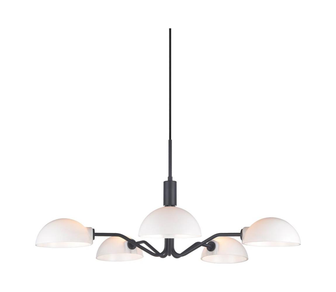Halo Design 740369 - Luster na lane KJOBENHAVN 5xG9/28W/230V priemer 50 cm čierna 740369