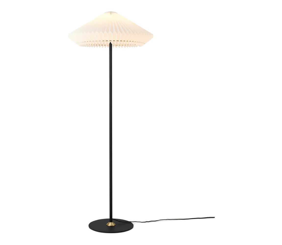 Halo Design 745043 - Stojacia lampa PARIS 1xE27/40W/230V čierna/biela/dub 745043