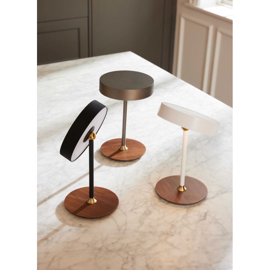 Halo Design 745760 - LED Stmievateľná nabíjateľná stolná lampa ON THE MOVE LED/2,5W/4000 mAh biela/drevo