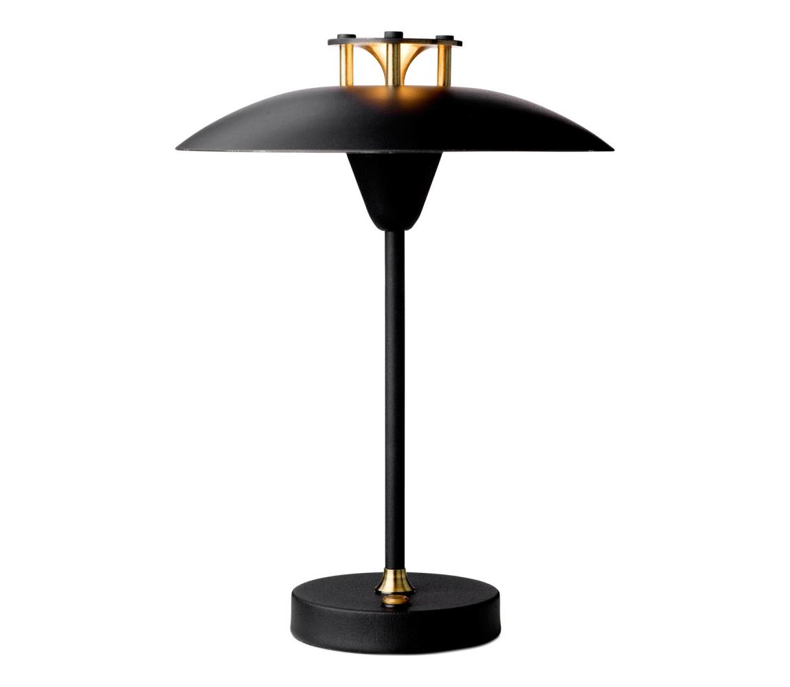 Halo Design 746125 - LED stmievateľná nabíjateľná lampa MINI STEPP LED/1,8W/1600 mAh IP44 čierna 746125