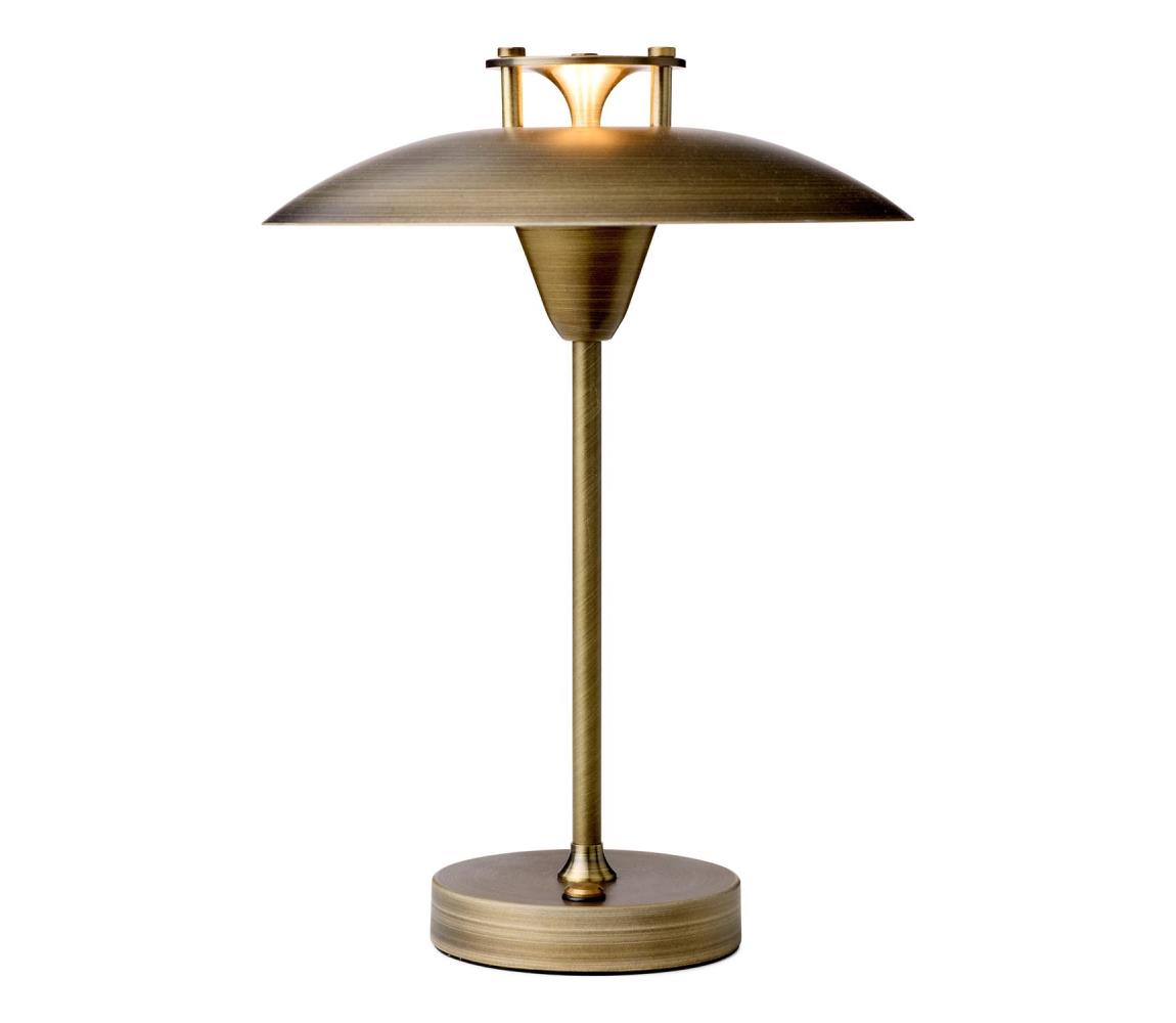 Halo Design 746149 - LED stmievateľná nabíjacia lampa MINI STEPP LED/1,8W/1600 mAh IP44 mosadz 746149