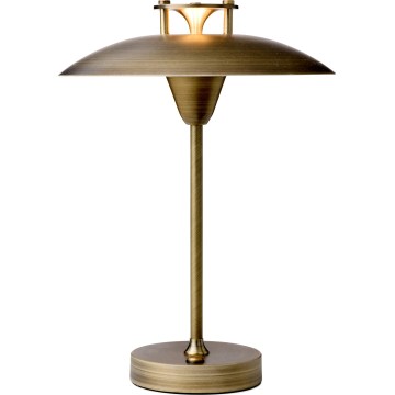 Halo Design 746149 - LED Stmievateľná vonkajšia nabíjacia stolová lampa MINI STEPP LED/1,8W/1600 mAh IP44 mosadz