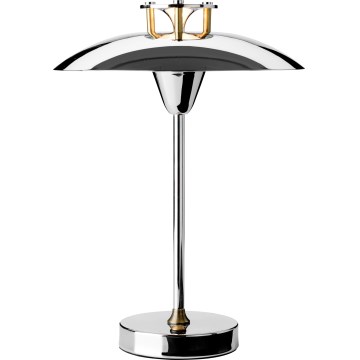 Halo Design 746163 - LED Stmievateľná vonkajšia nabíjacia stolová lampa MINI STEPP LED/1,8W/1600 mAh IP44 lesklý chróm