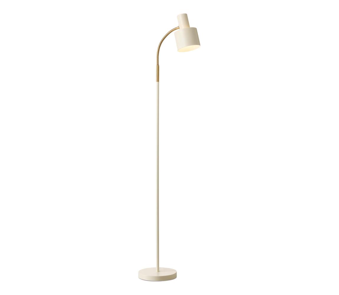 Halo Design 746859 - Stojacia lampa VOGUE 1xE27/40W/230V krémová/mosadz 746859