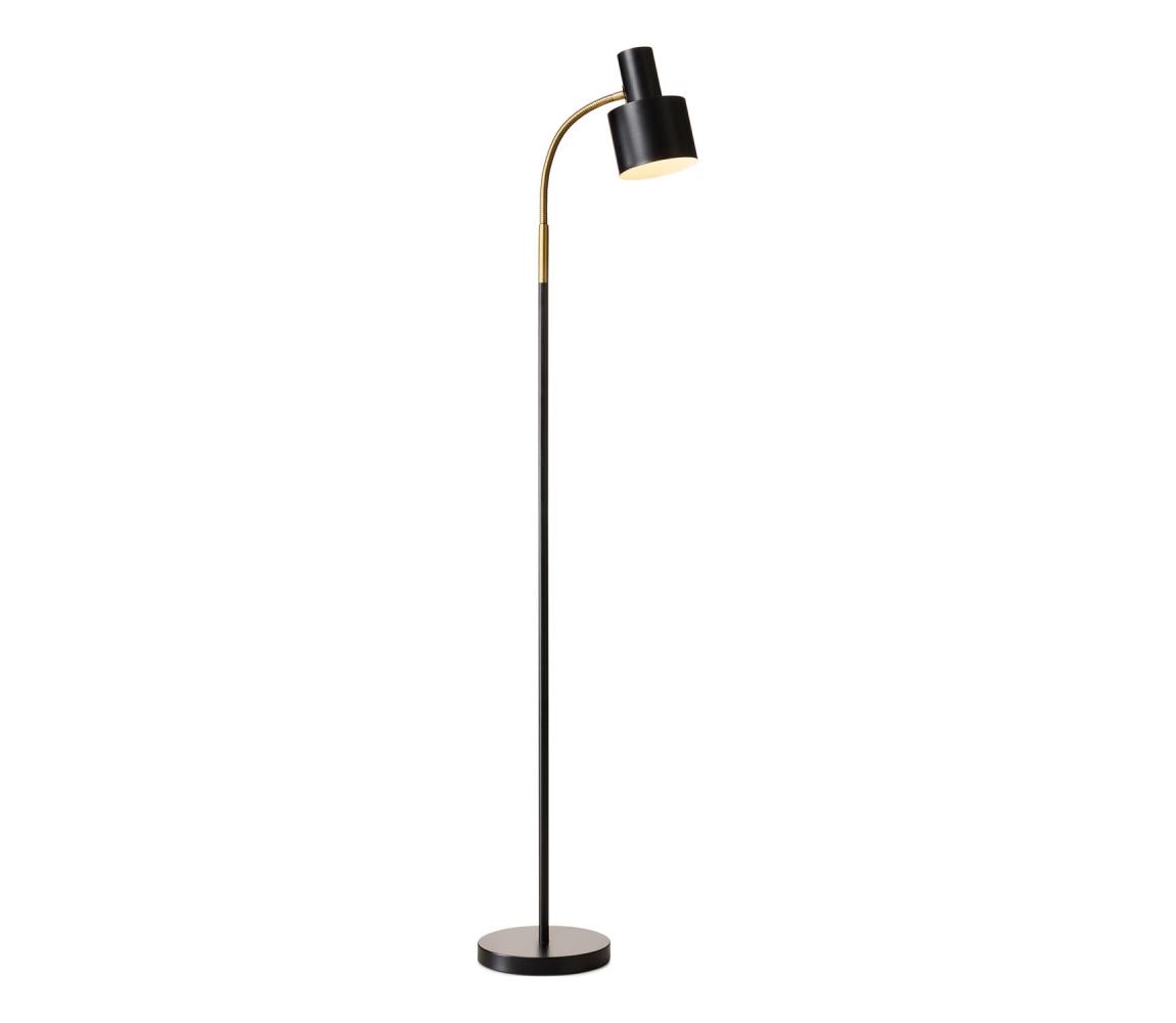 Halo Design 746866 - Stojacia lampa VOGUE 1xE27/40W/230V čierna/mosadz 746866