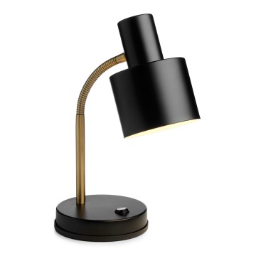 Halo Design 746927 - Stolná lampa VOGUE 1xE27/40W/230V čierna/mosadz