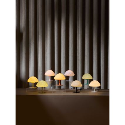 Halo Design 747009 - Stolná lampa CANDY MINI MUSH 1xG9/25W/230V pr. 17 cm sivá