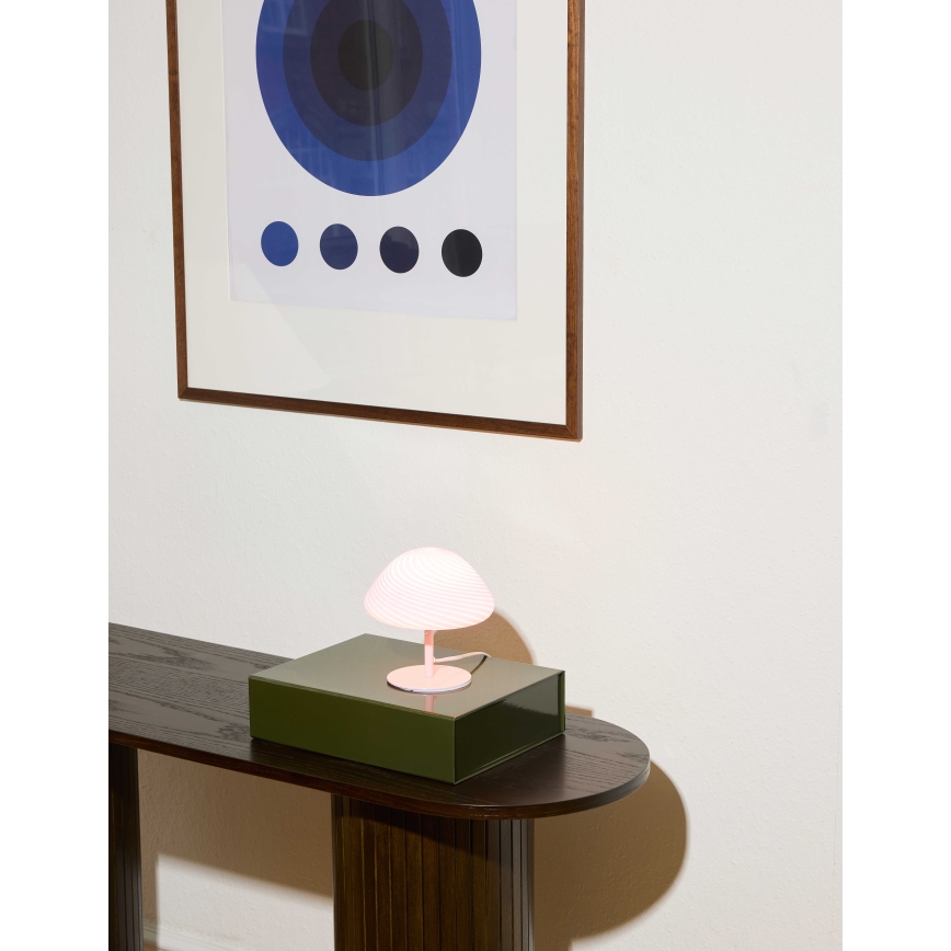 Halo Design 747047 - Stolná lampa CANDY MINI MUSH 1xG9/25W/230V pr. 17 cm ružová