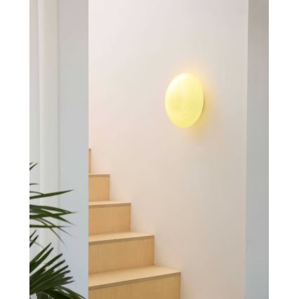 Halo Design 748693 - Stropné svietidlo CANDY 1xE27/40W/230V priemer 30 cm béžová/mosadz