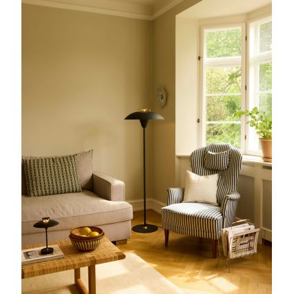 Halo Design 748976 - Stojacia lampa STEPP 1xE27/28W/230V čierna/mosadz