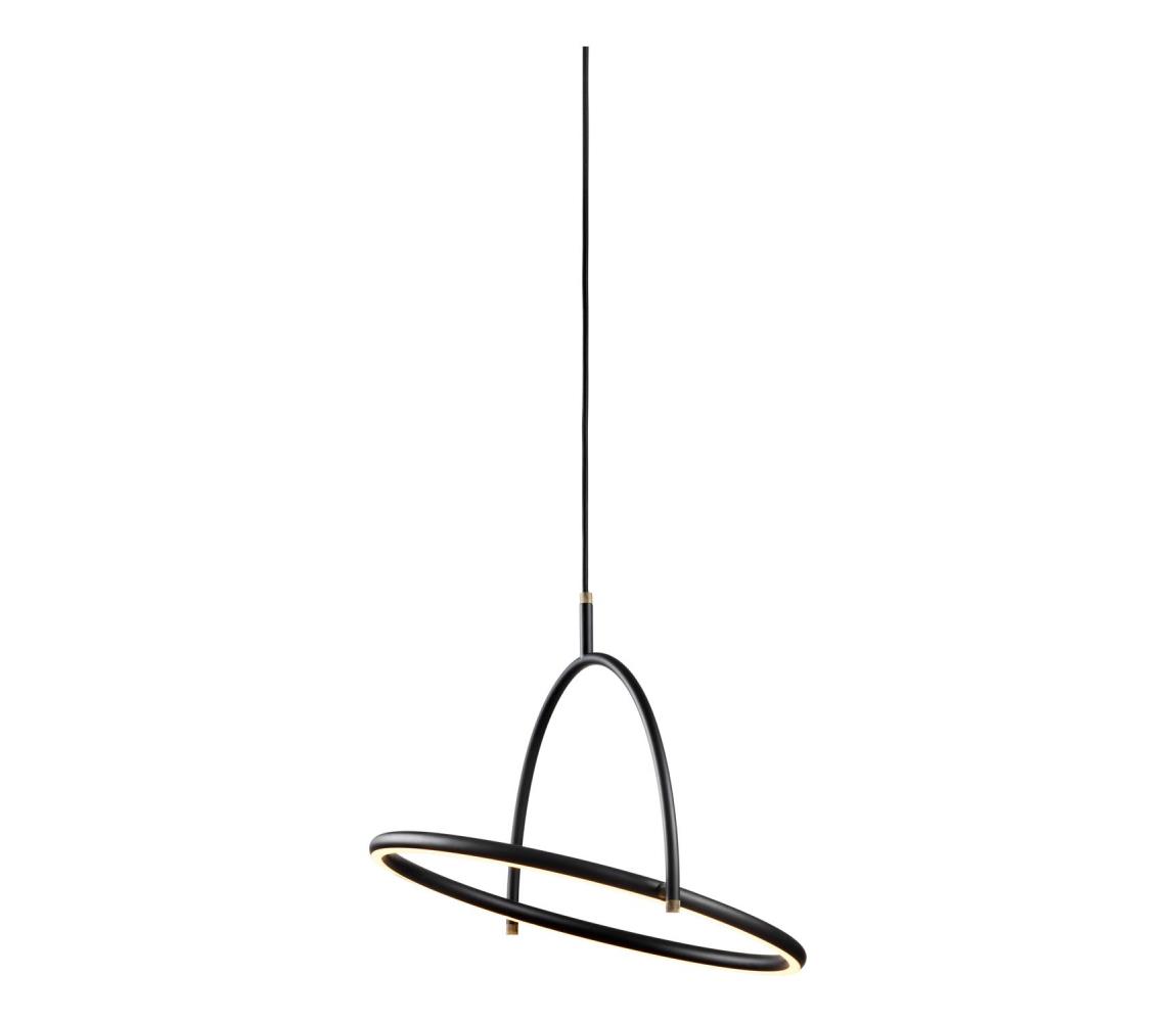 Halo Design 749539 - Stmievateľný LED luster na lanku TILT LED/40W/230V pr. 40 cm čierna 749539