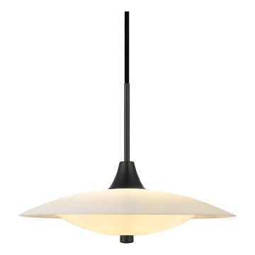 Halo Design 991294 - Luster na lanku BARONI 2xG9/18W/230V pr. 35 cm biela/čierna