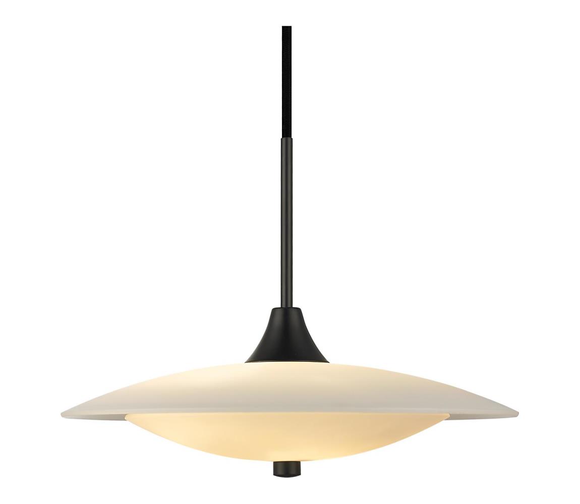 Halo Design 991300 - Luster na lanku BARONI 2xG9/18W/230V pr. 40 cm biela/čierna 991300