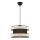 HALO závesná lampa 1xE27/60W/230V čierna/krémová