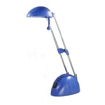 Halogénová stolová lampa BEN 1xG4/20W modrá Halogénová stolová lampa BEN 1xG4/20W modrá