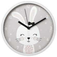 Hama - Detské nástenné hodiny 1xAA králik