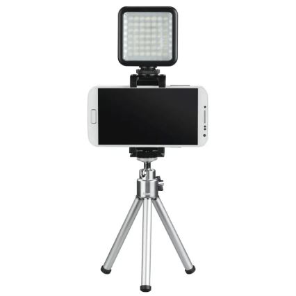 Hama - LED Smievateľné svetlo pre telefóny, fotoaparáty a videokamery LED/5,5W/2xAA