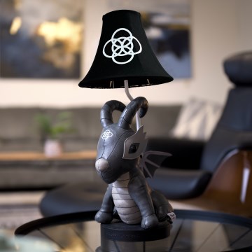 Happy Lamps - LED Detská stolná lampa BLACK DRAGOON LED/5,4W/230V drak