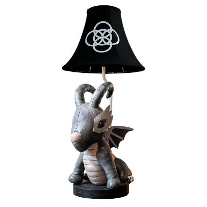 Happy Lamps - LED Detská stolná lampa BLACK DRAGOON LED/5,4W/230V drak