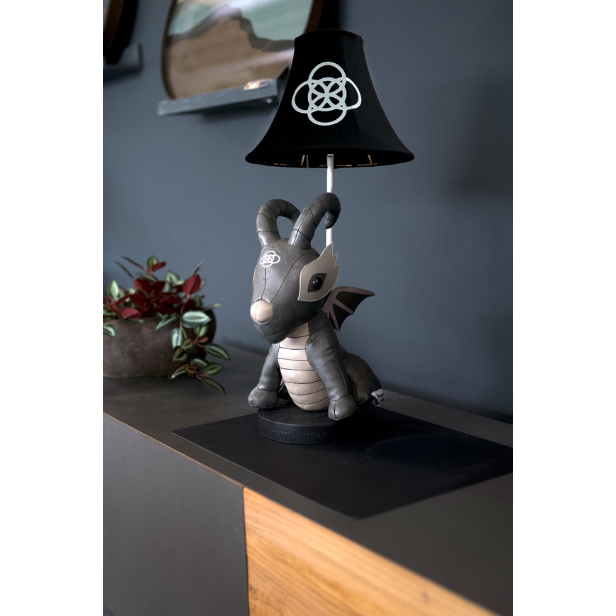 Happy Lamps - LED Detská stolná lampa BLACK DRAGOON LED/5,4W/230V drak