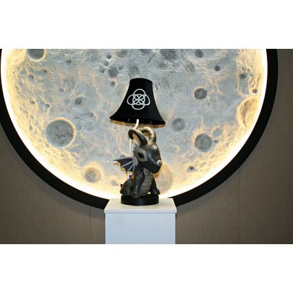 Happy Lamps - LED Detská stolná lampa BLACK DRAGOON LED/5,4W/230V drak