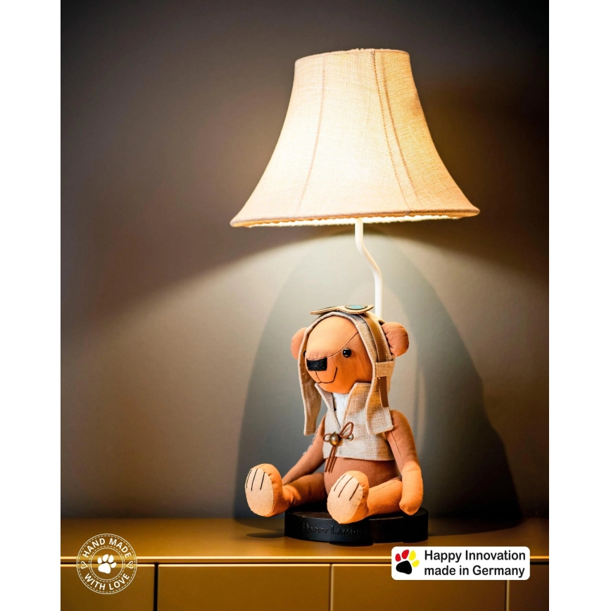 Happy Lamps - LED Detská stolná lampa CHARLES LED/5,4W/230V medveď