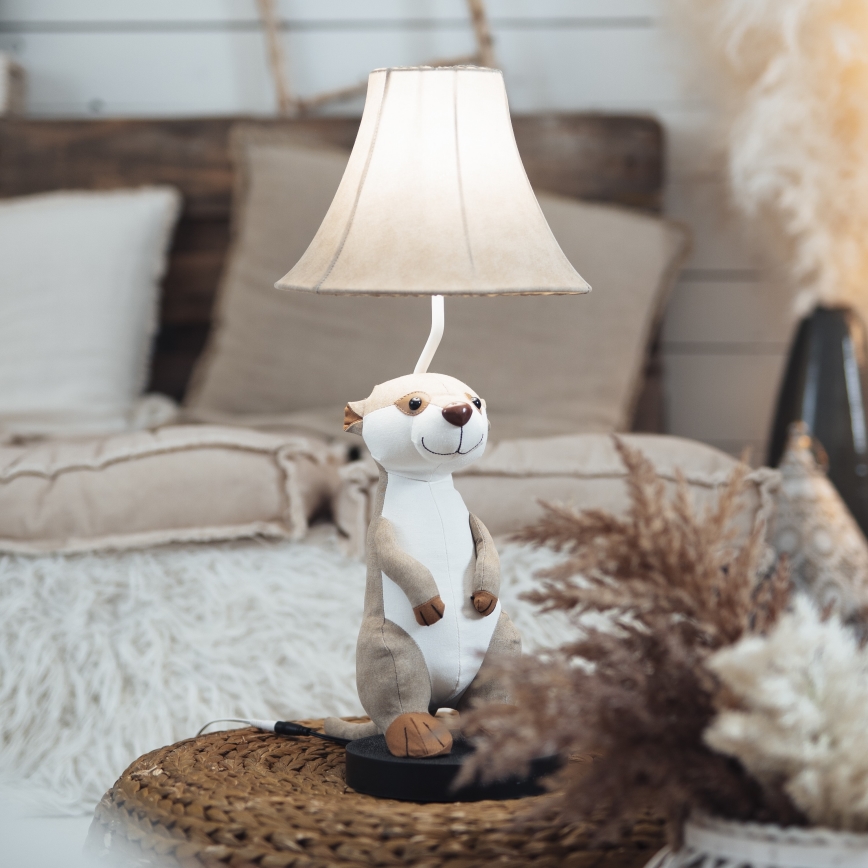 Happy Lamps - LED Detská stolná lampa EDDIE LED/5,4W/230V surikata