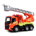Hasičské auto Volvo s rebríkom 48 cm, oranžové