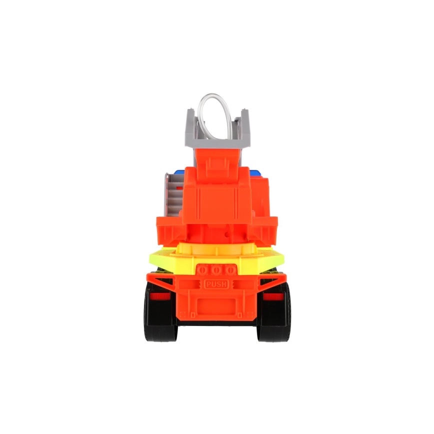 Hasičské auto Volvo s rebríkom 48 cm, oranžové