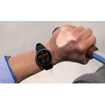 Haylou - Inteligentné hodinky LS05 Solar Bluetooth IP68 čierna